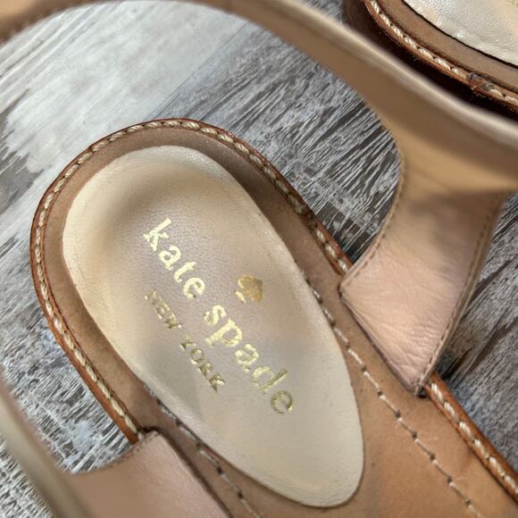 Kate Spade Pom Pom Tassel Woven Leather Sandals – Size 9.5M - Picture 3 of 6